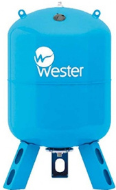 Гидроаккумулятор Wester 50 литров мембранный расширительный бак для водоснабжения WAV 50 0141100 в Сочи 0