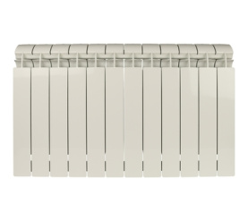 Радиатор биметаллический боковое подключение (белый RAL 9010) Global STYLE PLUS 500 12 секций в Сочи 1