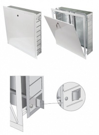 Встроенный коллекторный шкаф Grota Мини GR SHRM-3 со встроенной дверцей в Сочи 1