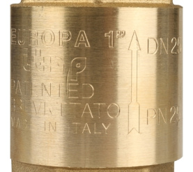 Клапан обратный пружинный муфтовый с металлическим седлом EUROPA 100 1 Itap в Сочи 7