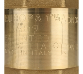 Клапан обратный пружинный муфтовый с металлическим седлом EUROPA 100 1 1/4 Itap в Сочи 7