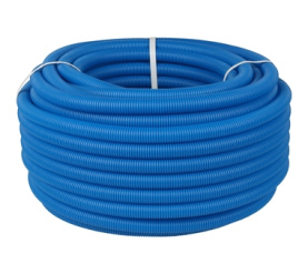 Труба гофрированная ПНД, цвет синий, наружным диаметром 25 мм для труб диаметр STOUT SPG-0001-502520 в Сочи 0