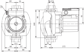 Циркуляционный насос Wilo Top-Z 30/7 EM PN6/10 RG в Сочи 1