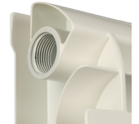 Радиатор биметаллический боковое подключение (белый RAL 9010) Global STYLE PLUS 500 12 секций в Сочи 5
