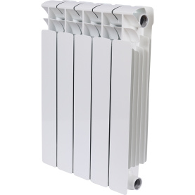 Радиатор биметаллический боковое подключение (белый RAL 9016) RIFAR BASE 500 5 секций в Сочи 0