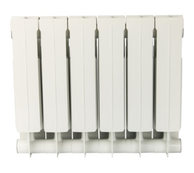 Радиатор биметаллический боковое подключение (белый RAL 9010) Global STYLE PLUS 350 6 секций в Сочи 2