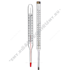 Термометр керосиновый прямой ТТЖ-M100C L=66 в Сочи 1