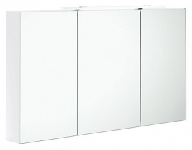 Зеркальный шкаф 130см с LED-подсветкой бл.бел VB A43813E4 в Сочи 1