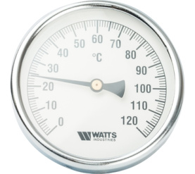 Термометр биметаллический с погружной гильзой, 100 мм F+R801(T) 10050 Watts 10006066(03.03.040) в Сочи 0