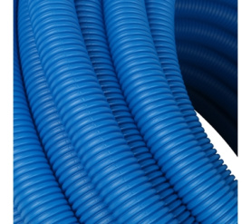 Труба гофрированная ПНД, цвет синий, наружным диаметром 25 мм для труб диаметр STOUT SPG-0001-502520 в Сочи 3