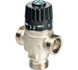 Термостатический смесительный клапан для систем отопления и ГВС 3/4 НР 30-65° STOUT SVM-0025-236520 в Сочи 0