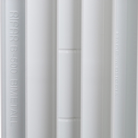 Радиатор биметаллический боковое подключение (белый RAL 9016) RIFAR BASE 500 4 секции в Сочи 8