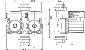 Циркуляционный насос Wilo Top-SD 30/5 EM PN6/10 в Сочи 1