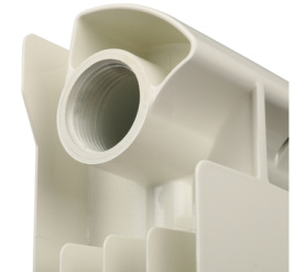 Радиатор биметаллический боковое подключение (белый RAL 9010) Global STYLE EXTRA 350 14 секций в Сочи 5