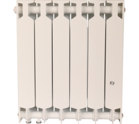 Радиатор биметаллический нижнее правое подключение (белый RAL RIFAR SUPReMO VENTIL 500 SVR 6 секций в Сочи 2