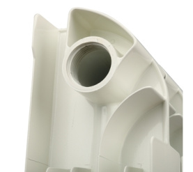 Радиатор биметаллический боковое подключение (белый RAL 9010) Global STYLE PLUS 350 14 секций в Сочи 5
