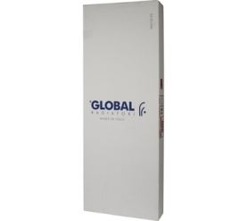 Радиатор биметаллический боковое подключение (белый RAL 9010) Global STYLE EXTRA 350 14 секций в Сочи 11