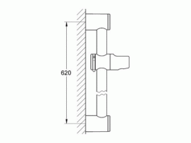 Душевая штанга Grohe Relexa 28620000 600 мм, в Сочи 1