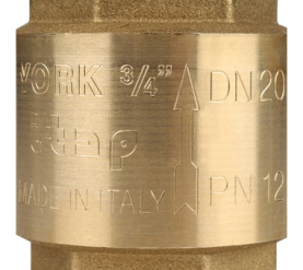 Клапан обратный пружинный муфтовый с пластиковым седлом YORK 103 3/4 Itap в Сочи 7