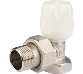 Клапан ручной терморегулирующий с неподъемным шпинделем, угловой 3/4 STOUT SVRs 1152 000020 в Сочи 0