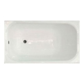 Чугунная ванна Aqualux ZYA-8-1 150x70 goldman белая без ножек антислип в Сочи 0