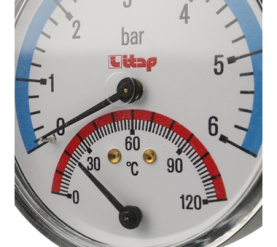 Термоманометр, боковое подключение ITAP 484 1/2 Itap в Сочи 3