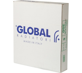 Радиатор биметаллический боковое подключение (белый RAL 9010) Global STYLE PLUS 350 6 секций в Сочи 7