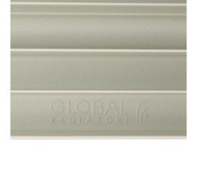 Радиатор биметаллический боковое подключение (белый RAL 9010) Global STYLE PLUS 500 10 секций в Сочи 9