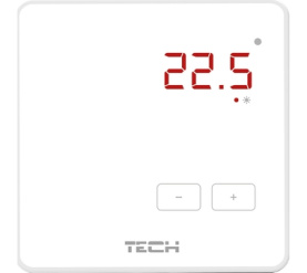 R-8z TECH Беспроводной комнатный терморегулятор черный в Сочи 0