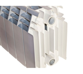 Радиатор алюминиевый боковое подключение (белый RAL 9010) GL- 350 10 секций Global в Сочи 1