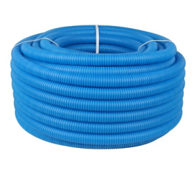 Труба гофрированная ПНД, цвет синий, наружным диаметром 32 мм для труб диаметр STOUT SPG-0001-503225 в Сочи 0