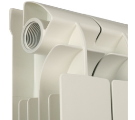 Радиатор биметаллический боковое подключение (белый RAL 9010) Global STYLE PLUS 500 10 секций в Сочи 5