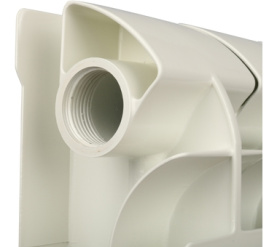 Радиатор биметаллический боковое подключение (белый RAL 9010) Global STYLE PLUS 350 8 секций в Сочи 4