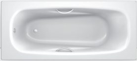 Стальная ванна BLB Universal Anatomica HG 170x75 см B75L с отверстиями под ручки 208 мм в Сочи 0