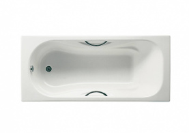 Ванна чугунная Roca Malibu 170x75 модель с отверстиями под ручки 23097000R в Сочи 1