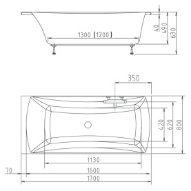 Панель для ванны Vagnerplast Front Panel 150 фронтальная в Сочи 2