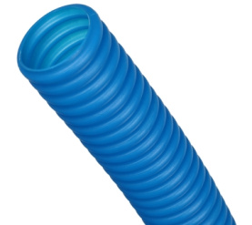 Труба гофрированная ПНД, цвет синий, наружным диаметром 32 мм для труб диаметр STOUT SPG-0001-503225 в Сочи 2