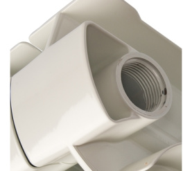 Радиатор биметаллический боковое подключение (белый RAL 9010) Global STYLE PLUS 350 6 секций в Сочи 4