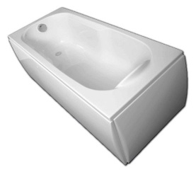 Акриловая ванна Vagnerplast Cavallo 170x75 прямоугольная VPBA170CAV2X-01 в Сочи 1