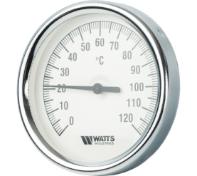 Термометр биметаллический с погружной гильзой 80 мм F+R801(T) 8075 Watts 10005944(03.02.060) в Сочи 0