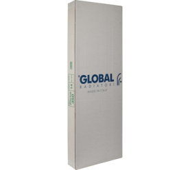 Радиатор биметаллический боковое подключение (белый RAL 9010) Global STYLE PLUS 350 14 секций в Сочи 11