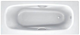 Стальная ванна BLB Universal Anatomica HG 170x75 см B75L-1 с отверстиями под ручки 232 мм в Сочи 0