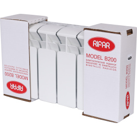 Радиатор биметаллический боковое подключение (белый RAL 9016) RIFAR BASE 200 6 секций в Сочи 9