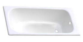 Чугунная ванна Aqualux ZYA 8-6 160х70 белая, без ножек, антислип в Сочи 0