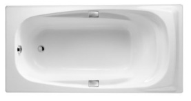 Ванна чугунная Jacob Delafon Rub Super Repos 180x90 E2902-00 с отверстиями для ручек в Сочи 1