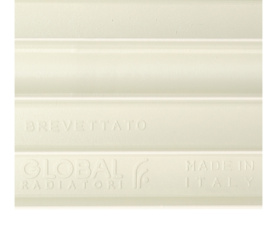 Радиатор биметаллический боковое подключение (белый RAL 9010) Global STYLE PLUS 350 12 секций в Сочи 9