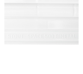 Радиатор биметаллический боковое подключение STOUT Space 500 8 секций SRB-0310-050008 в Сочи 6