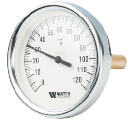 Термометр биметаллический с погружной гильзой 80 мм F+R801(T) 80100 Watts 10005950(03.02.100) в Сочи 1