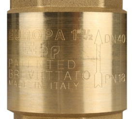 Клапан обратный пружинный муфтовый с металлическим седлом EUROPA 100 1 1/2 Itap в Сочи 7