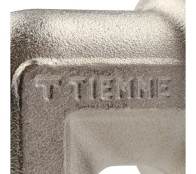 Угольник НВ никелированный с упором 3/4х3/4 для стальных труб резьбовой TIEMME 1500243(1563N000505) в Сочи 6
